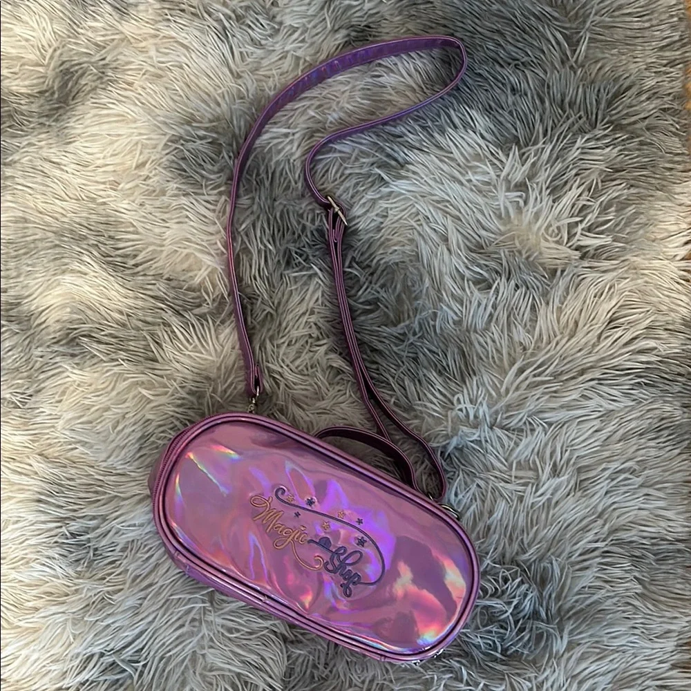 Laser Purple Crossbody/Cosmetic Bag - Picture 1 of 6